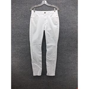 One World Denim Jeans Womens 6 White Stretch